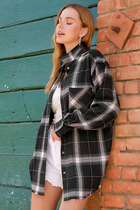 Black Plaid Flannel